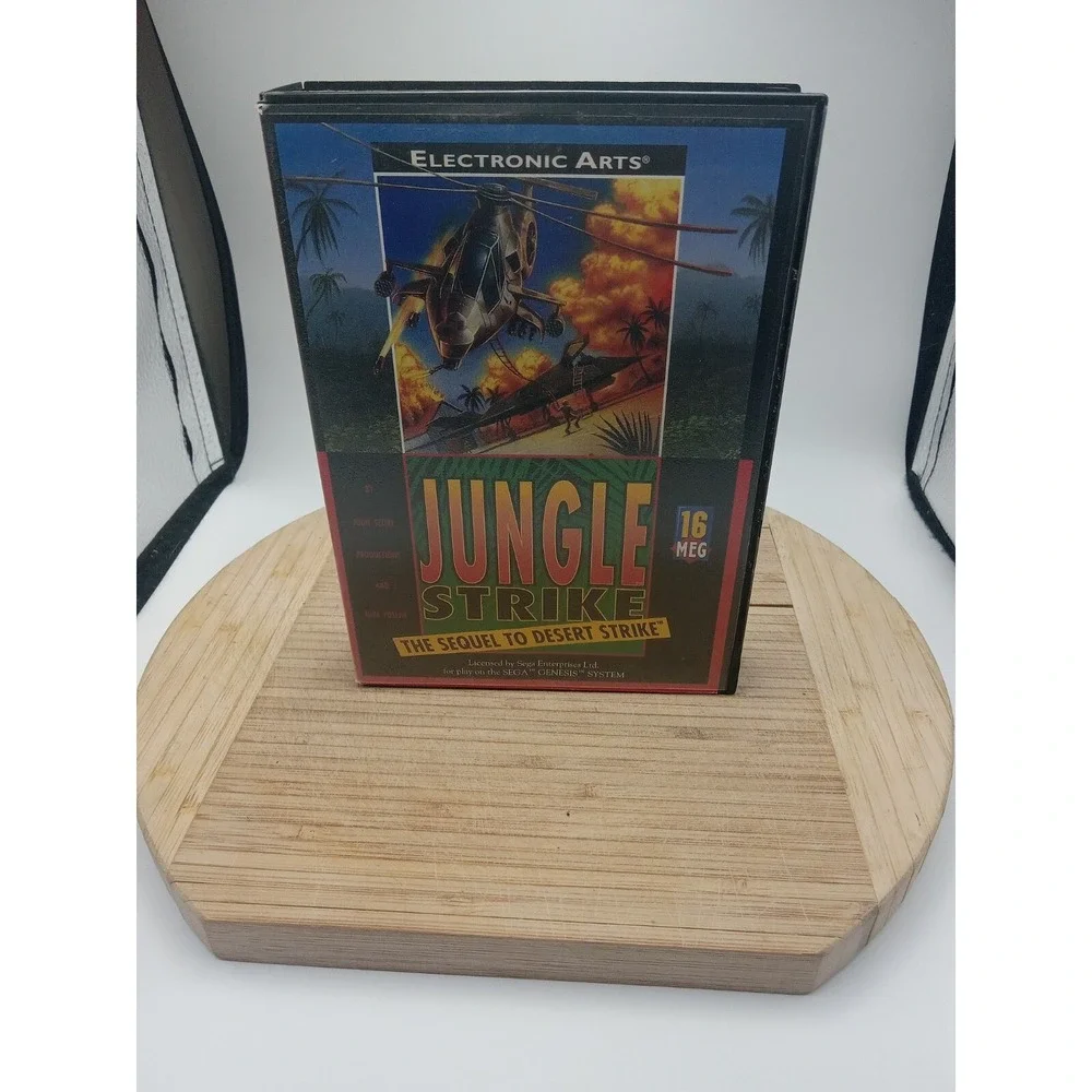 SEGA Genesis Jungle Strike The Sequel‎ to Desert Strike No MANUAL